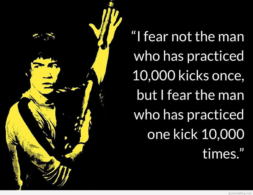 Meilleures citations et énonciations de Bruce Lee Fond d'écran HD