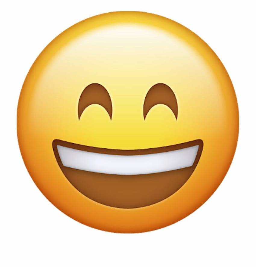 Emoji visage souriant sur fond transparent Fond d'écran de téléphone HD