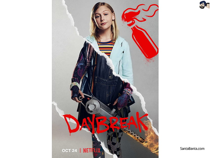 Alyvia Alyn Lind In The Poster Of American Comedy Drama Web Series `Daybreak `, Daybreak Netflix HD wallpaper