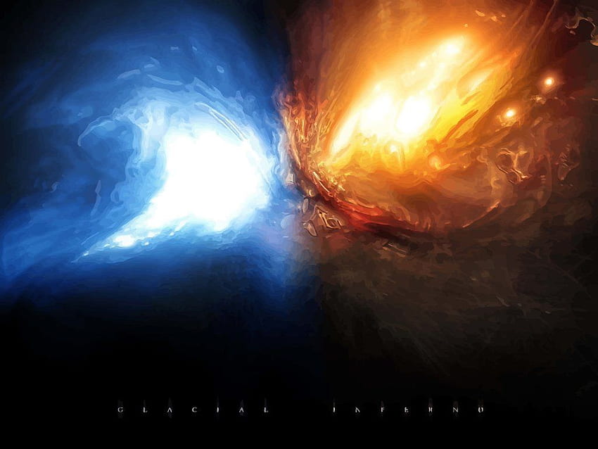Glacial Fire Explosion Vector Art & Graphics Tapeta HD
