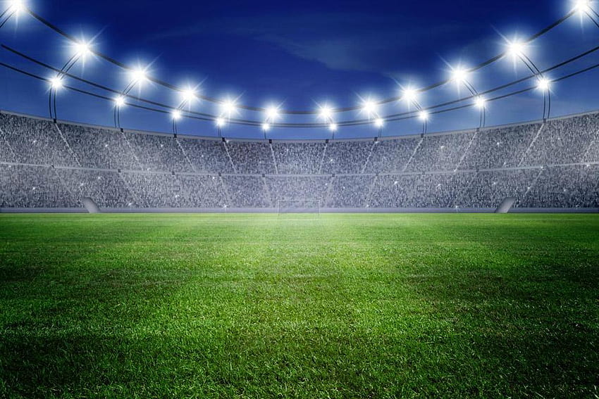 Fußballstadionlicht - -, Fußballlichter HD-Hintergrundbild