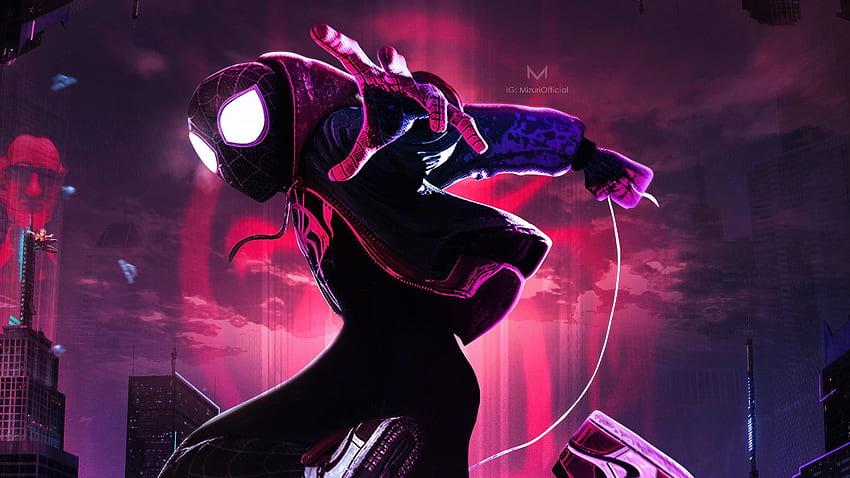 Spider Man, Miles Morales, Miles Morales Falling HD wallpaper