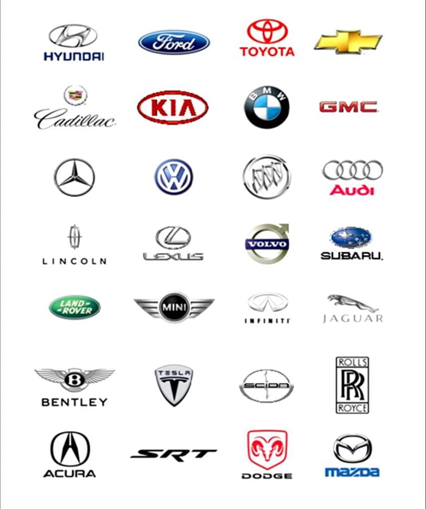 luxury car logos with names