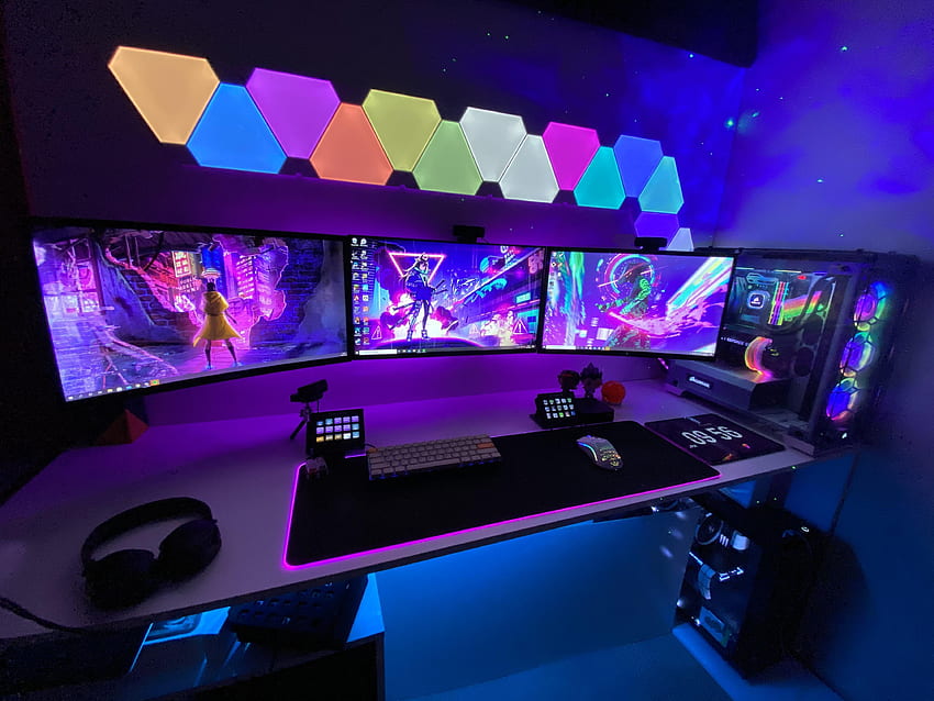 New :). Video game rooms, Video game room design, Gaming room setup, Studio PC HD wallpaper
