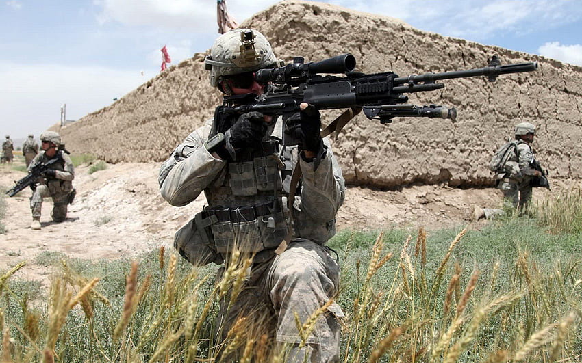 snipers . Linha de frente, Marine Soldier HD wallpaper