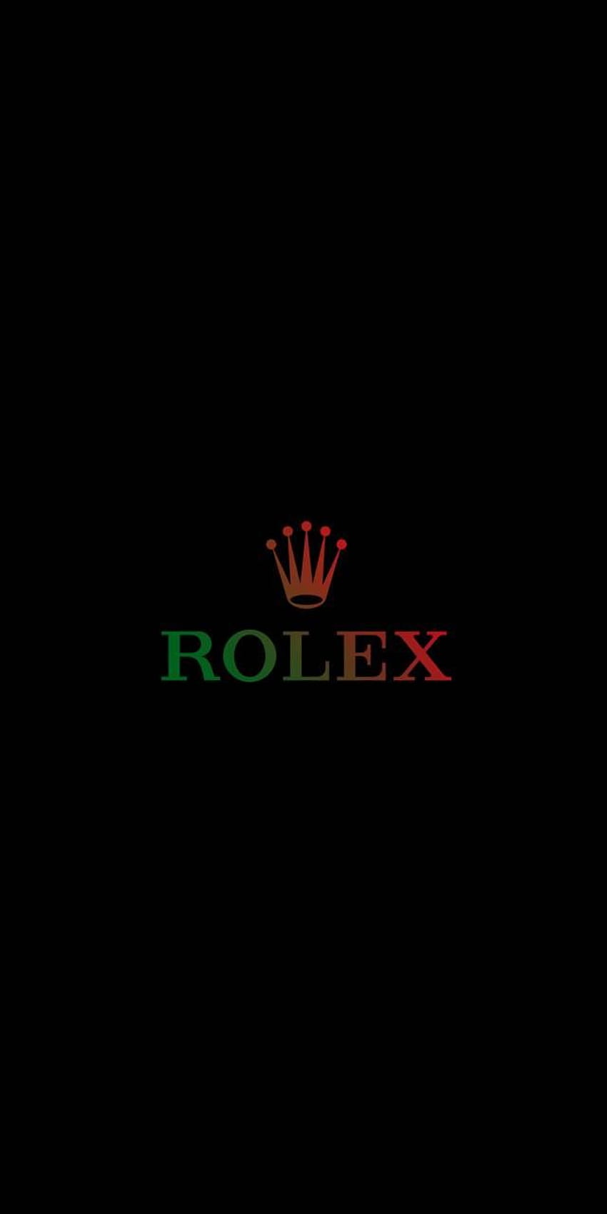 Rolex, черно лого на Rolex HD тапет за телефон
