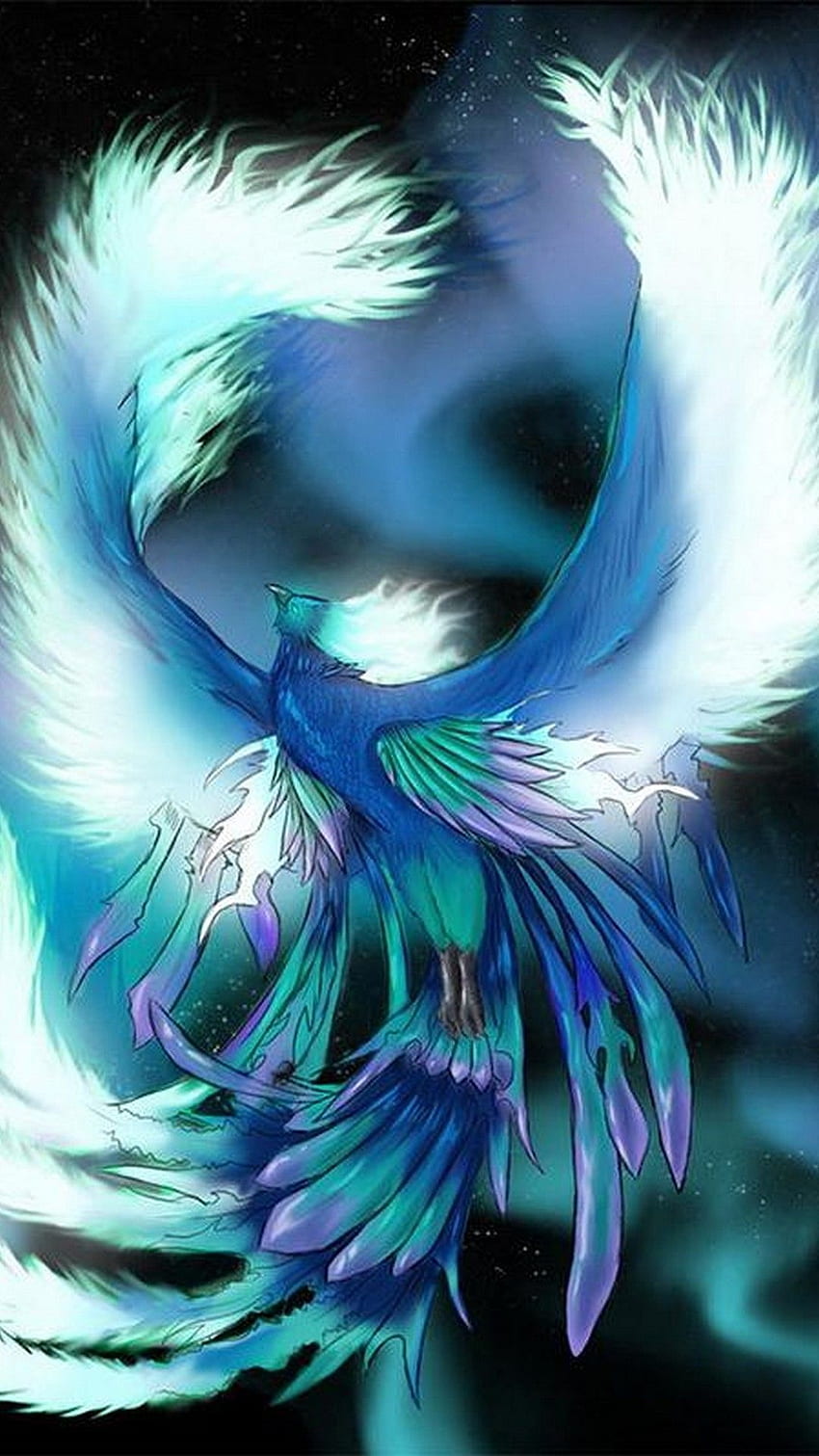 Fabelwesen Phoenix Ice (Seite 1), Mythischer Phönix HD-Handy-Hintergrundbild