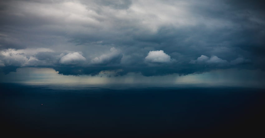 Burza, chmury, niebieski ciemny, niebo Tapeta HD