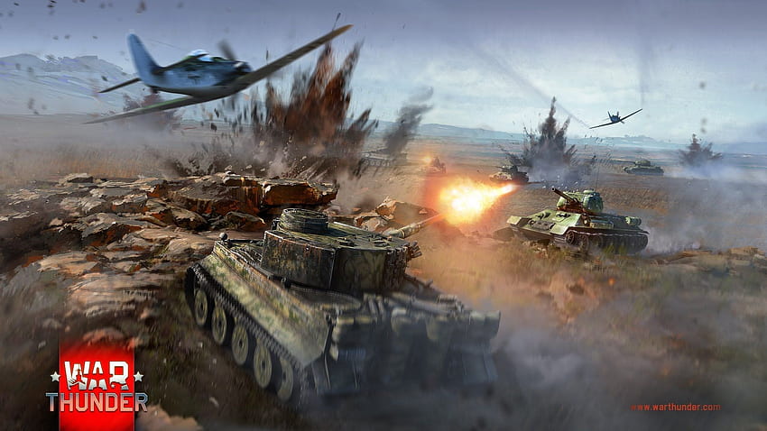 Trailer de lançamento do War Thunder: Ground Forces. trovão de guerra, mundo papel de parede HD