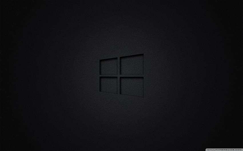Windows 10 Siyah, Koyu Siyah Windows HD duvar kağıdı