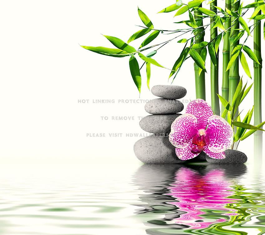 Background Zen Stones and Bamboo (Page 1), Zen Spa HD wallpaper