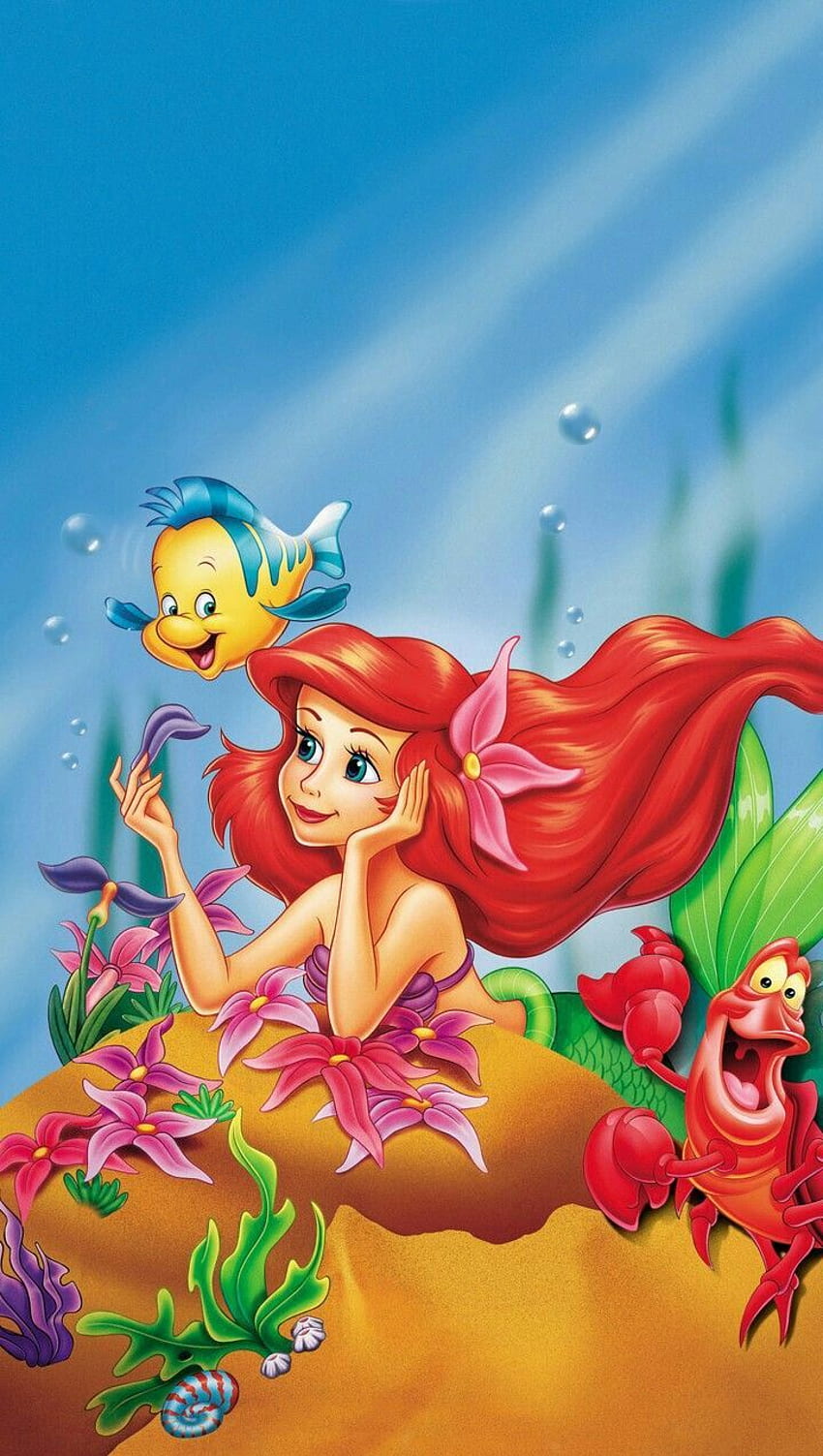 THE LITTLE MERMAID. The little mermaid Ariel. Little HD phone wallpaper