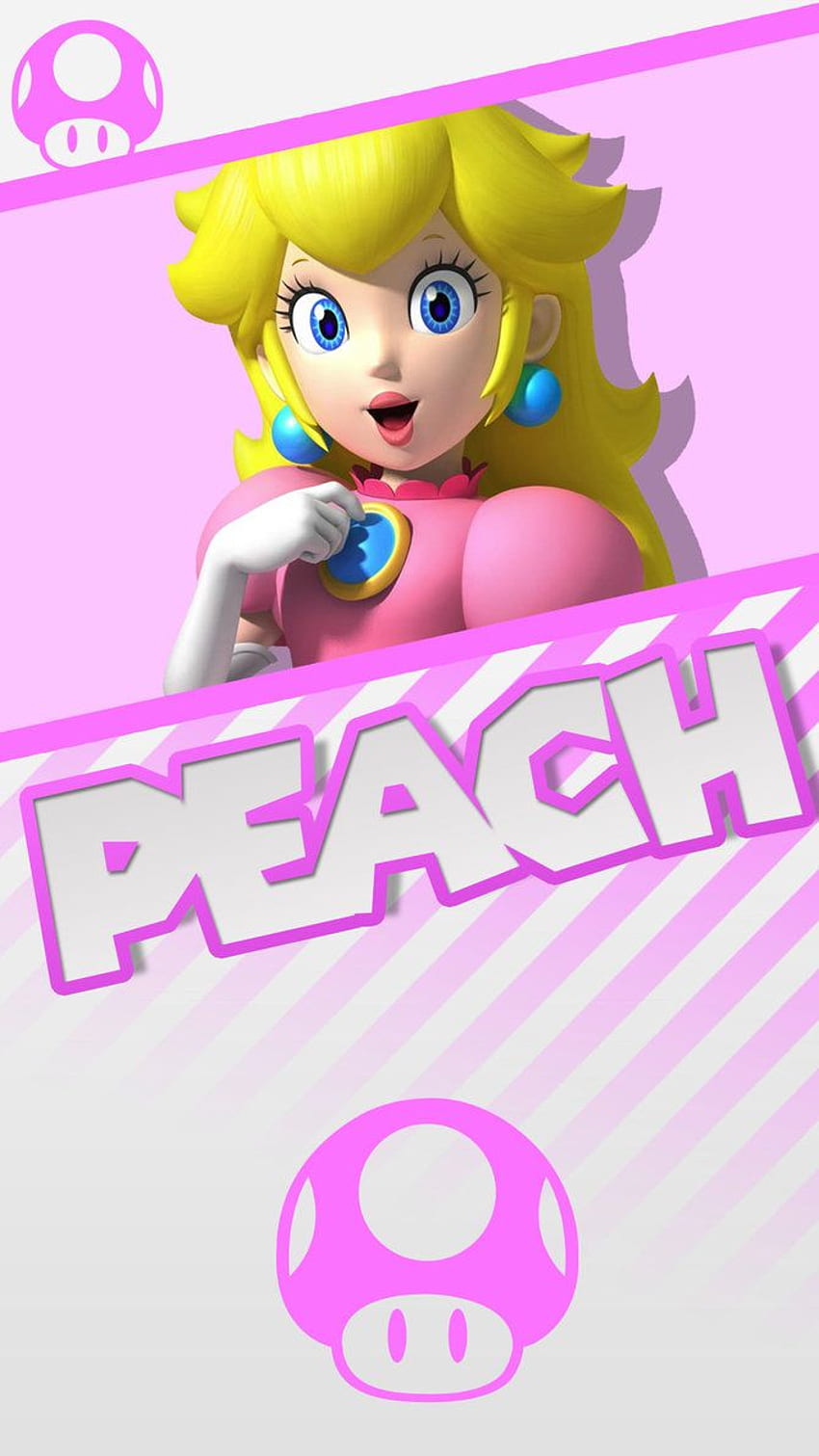 Peach Super Mario Phone от MrThatKidAlex24. Peach Mario Bros, Super Mario Peach, Peach Mario, Princess Peach Phone HD тапет за телефон