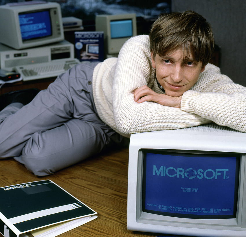 Защо по-младото Аз на Бил Гейтс би било „отвратено“ от него днес, Бил Гейтс Microsoft HD тапет