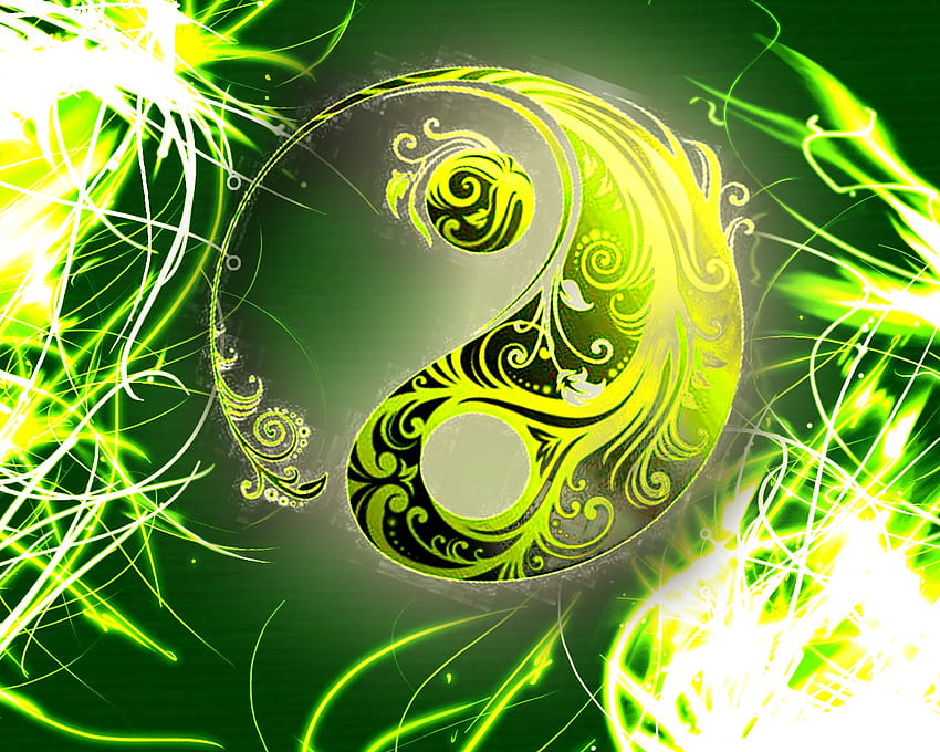 Cool Yin Yang, Cool Dragon Yin Yang HD wallpaper