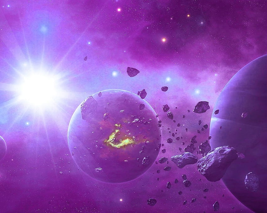Purple Sun Space New [] untuk , Ponsel & Tablet Anda. Jelajahi Ruang Ungu. Latar Belakang Ungu, Ungu, Gelap Wallpaper HD
