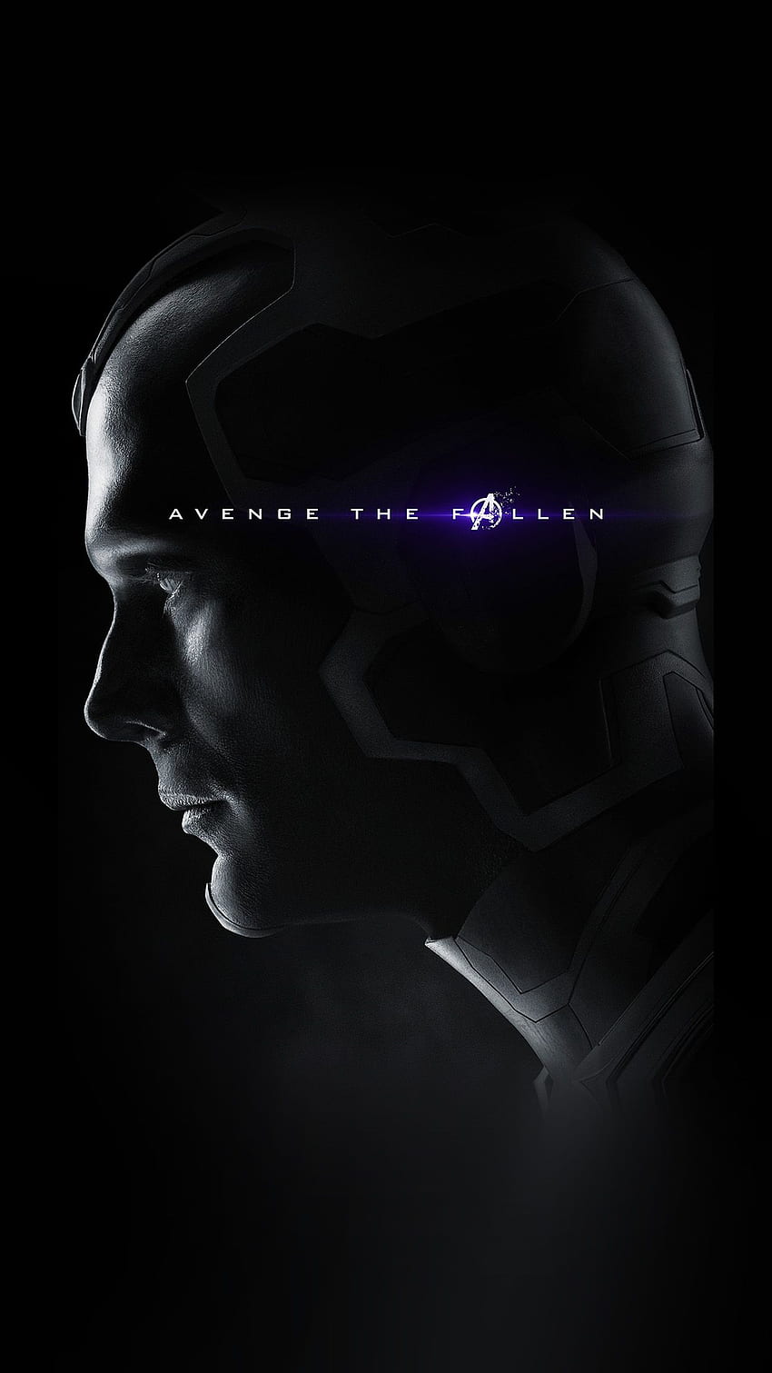 iPhone X . avengers poster endgame hero film marvel chractor art vision, Vision Avengers Face HD phone wallpaper