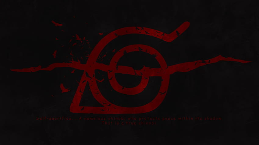 Itachi Uchiha, Naruto, Symbol & Background HD wallpaper