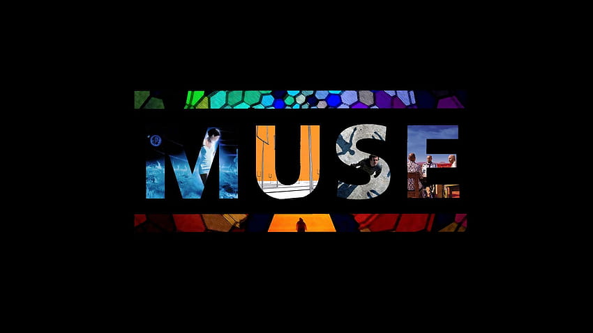 muse, signe, lettres, arrière-plan, police Arrière-plan complet. Musique Muse, groupe Muse, Muse Fond d'écran HD