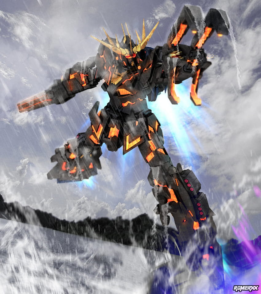 Gundam Banshee ad alta risoluzione per - Unicorn Gundam Art Banshee Sfondo del telefono HD
