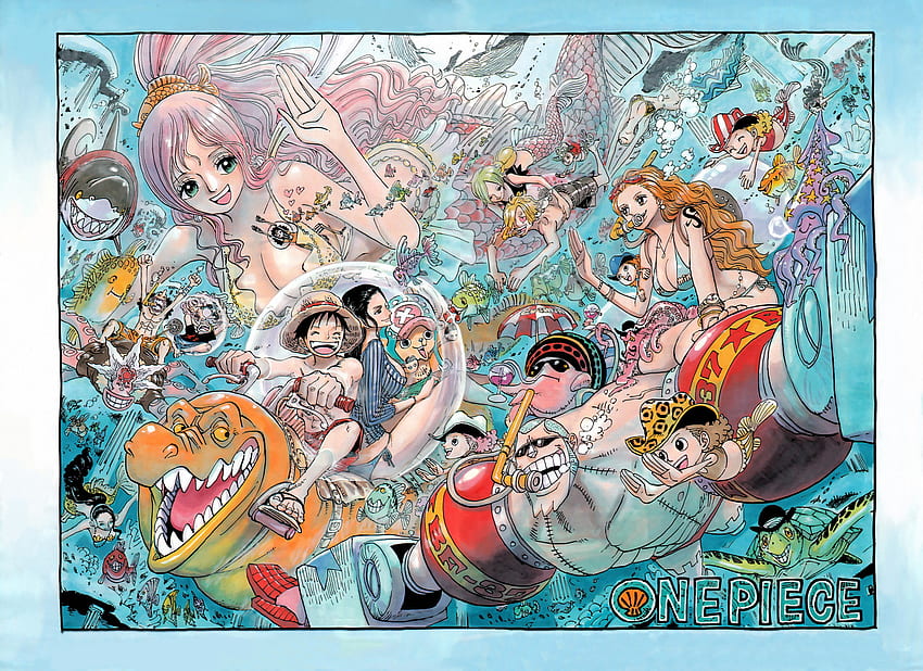 One Piece, Franky, Sanji, Anime, Nami, Renk Dağılımı, Manga HD duvar kağıdı