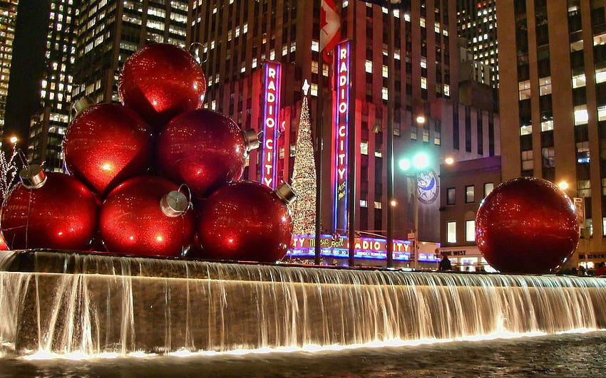 Natal em Nova York - Radio City Music Hall, Natal em Nova York papel de parede HD