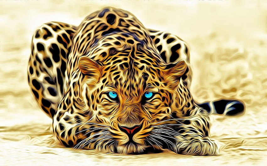Animais, Leopardos papel de parede HD