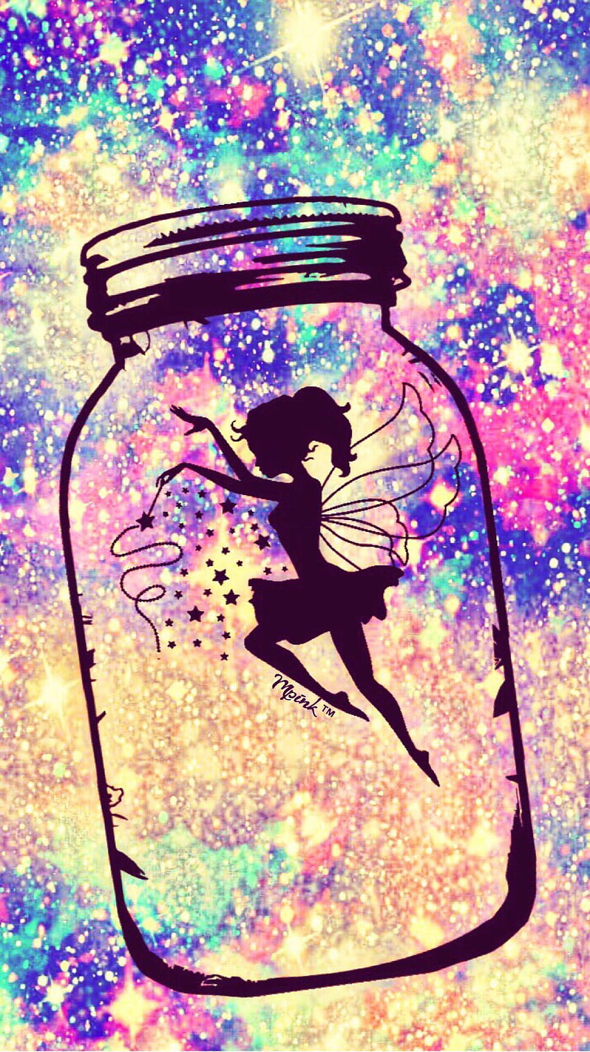 Fairy In A Jar Galaxy fondo de pantalla del teléfono