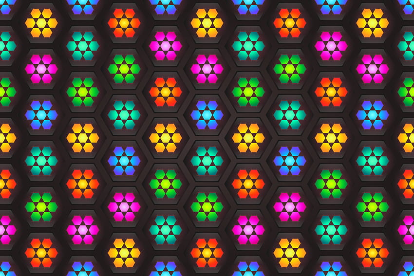 Muster, mehrfarbig, kunterbunt, Textur, Texturen, Kaleidoskop, Mosaik HD-Hintergrundbild