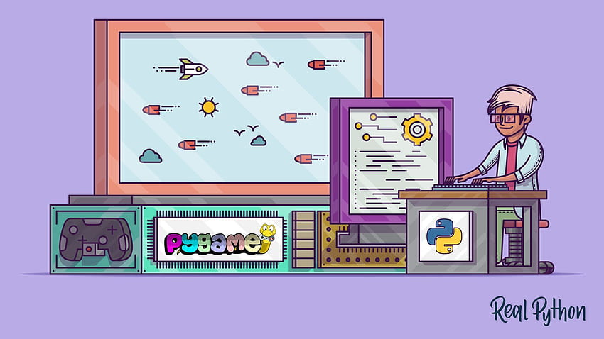 PyGame: A Primer on Game Programming in Python – Real Python, Game Development HD wallpaper