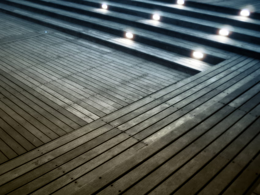 Treppe in der Nacht, Treppe, Braun, Holz, Licht, Treppen HD-Hintergrundbild