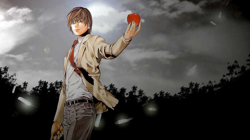 Note de mort pomme Yagami légère Fond d'écran HD