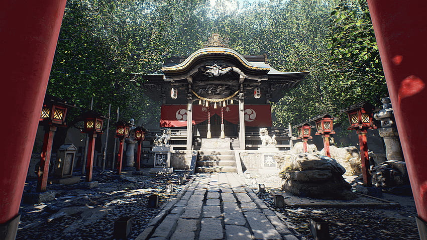 Shinto Shrine by Motonak in Environments HD wallpaper