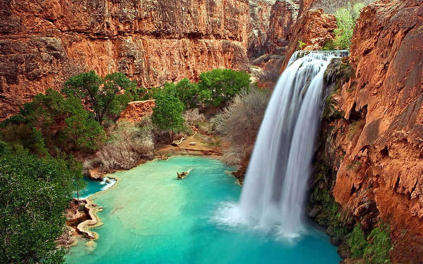 Travel & World Minas Viejas Waterfalls Mexico, Mexico Scenery HD wallpaper