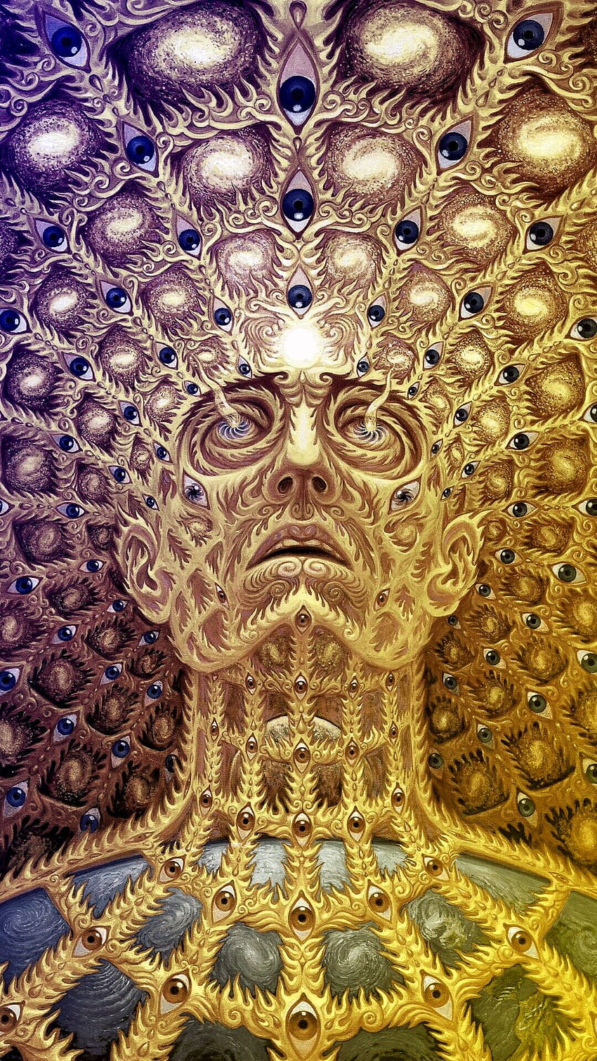 Alex Grey I edited for your phone or lock screen, DMT HD phone wallpaper