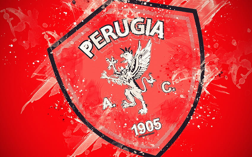 AC Perugia Calcio, , paint art, creative HD wallpaper