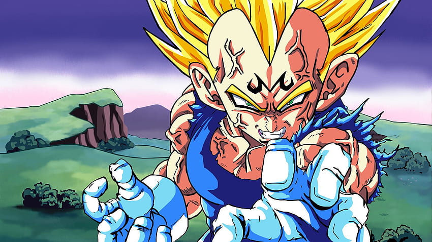 I made a Majin Vegeta ! Check it out! [] (I saw that cool drawing the other day and wanted a of it): dbz HD wallpaper