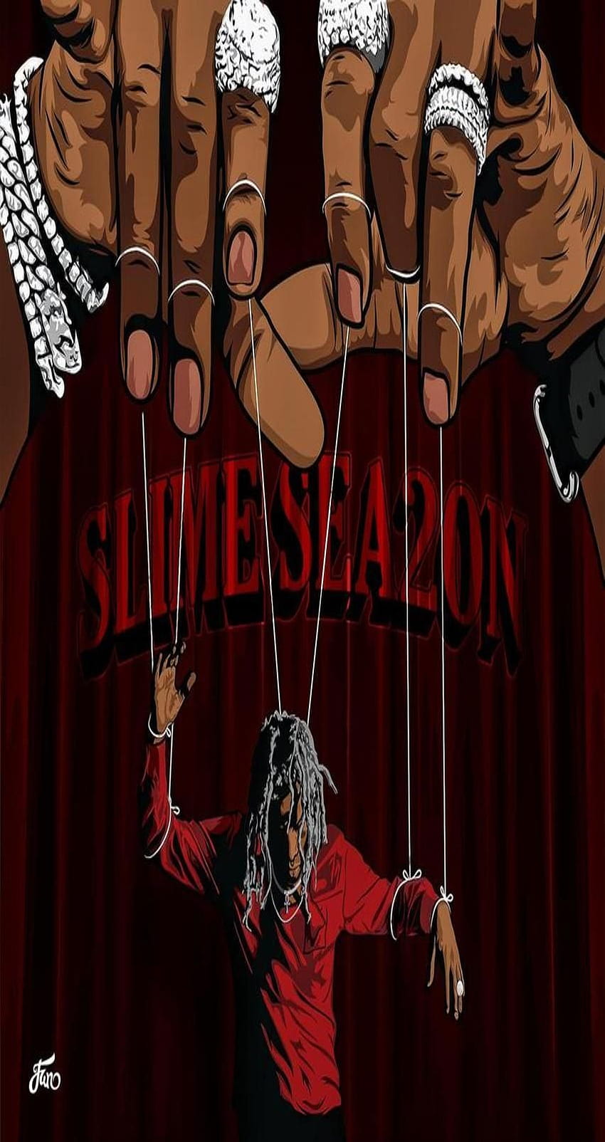 Can some won make slime season 2 cover for an iPhone 6? « Kanye, Young Thug HD phone wallpaper