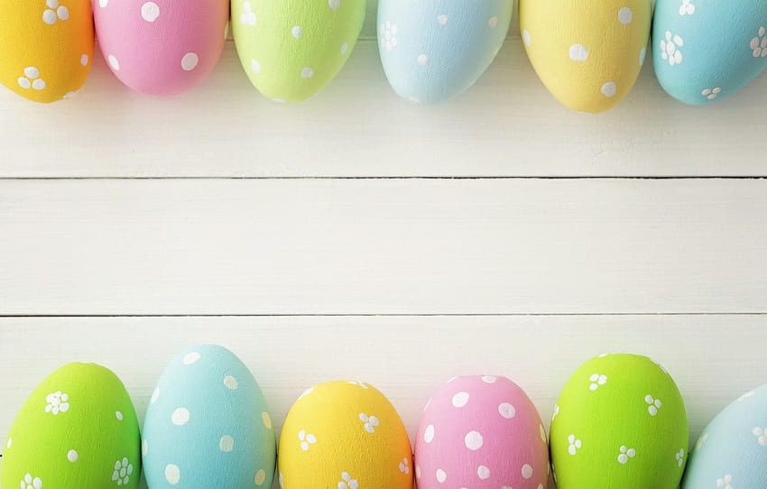 Easter, spring, Easter, eggs, Happy, pastel, the painted eggs for , section праздники HD wallpaper