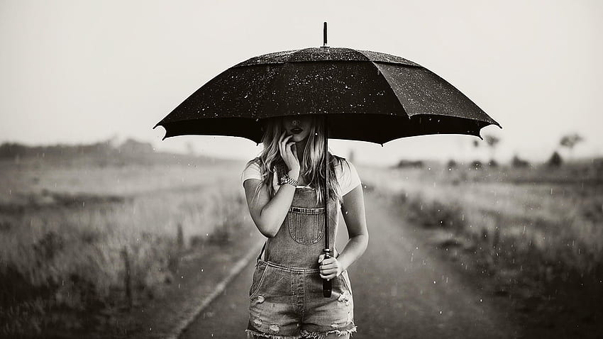 Alone Boy In Rain The Best - Sad Girl With Umbrella - & Background HD  wallpaper | Pxfuel