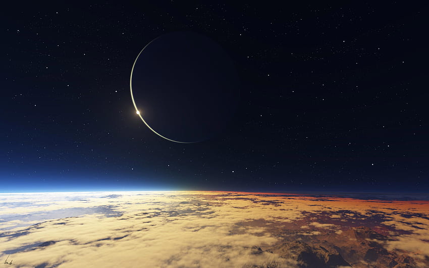 Eclipse Solar, Eclipse 3D fondo de pantalla