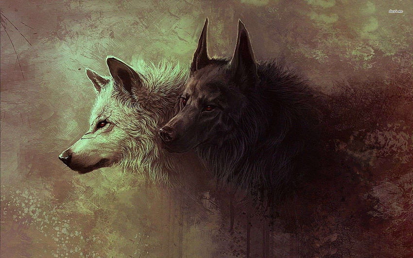 Badass Wolf Viking, Wolf Tattoo HD wallpaper