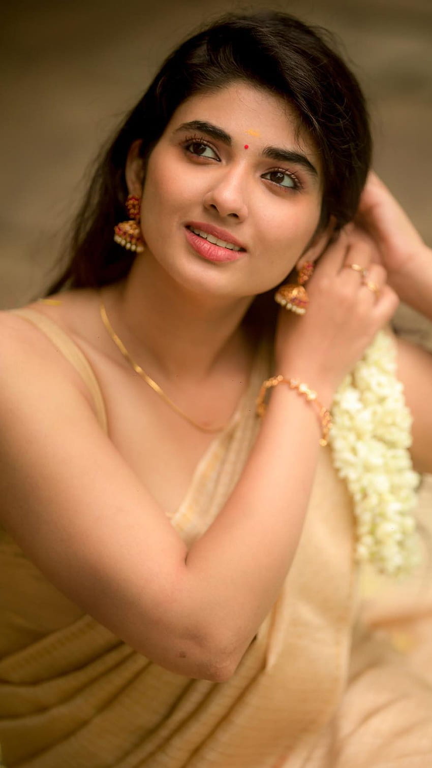 Pragya nagara, saree beleza, linda Papel de parede de celular HD