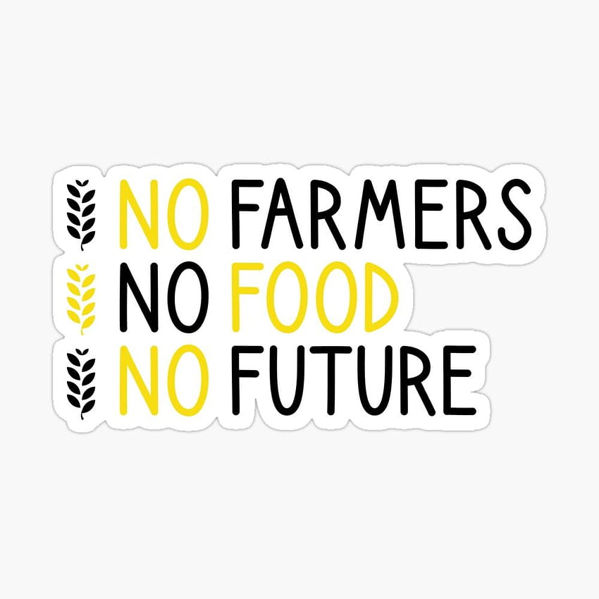 Çiftçi Yok Gıda Yok Gelecek Yok, Gıda Logosu HD telefon duvar kağıdı