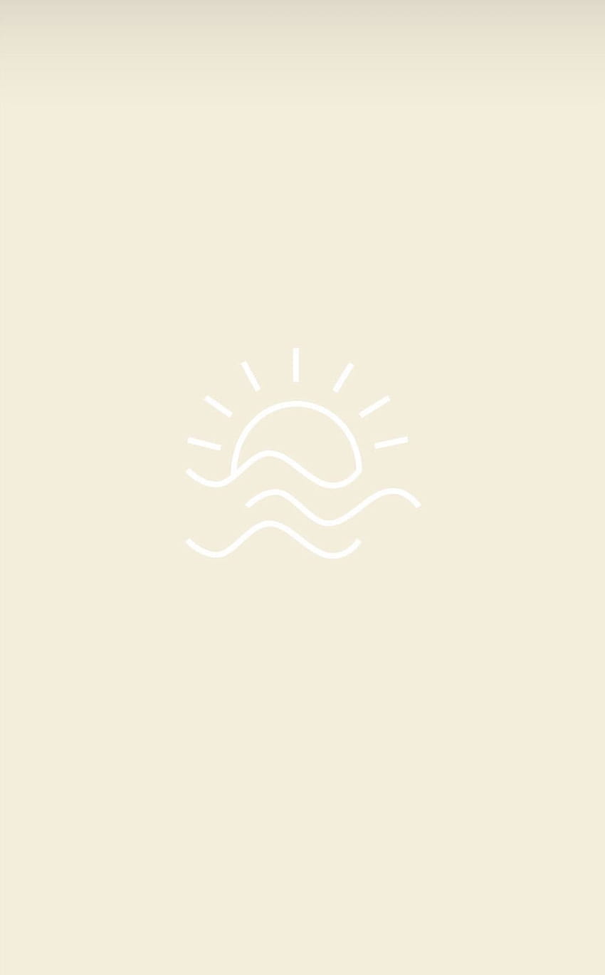 Highlight. Cute simple , Instagram , Phone, Simple Wave HD phone wallpaper