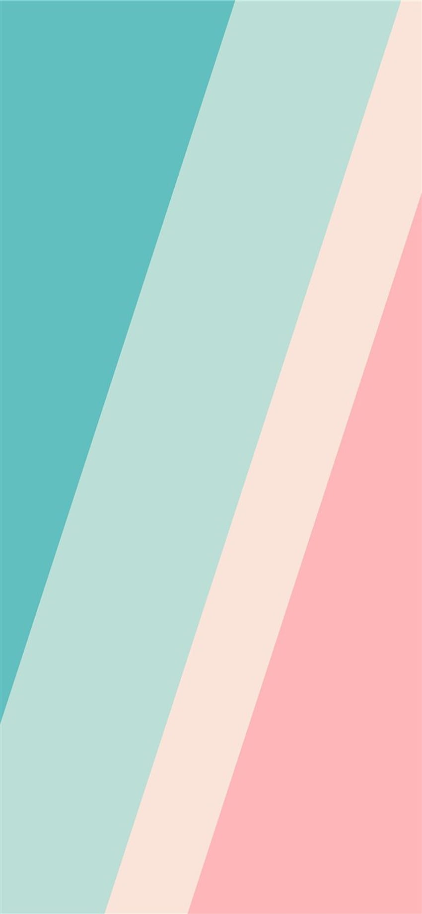 pink and teal striped textile iPhone X, Teal and White HD phone wallpaper