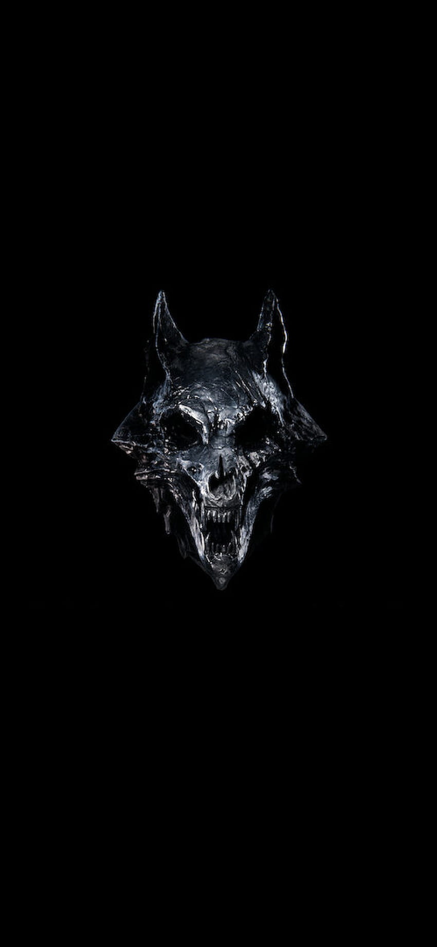 The Witcher Nightmare of the Wolf Logo iPhone XS, iPhone 10, iPhone X , Filmy , i Tło - Legowisko, Indianin i Wilk iPhone Tapeta na telefon HD