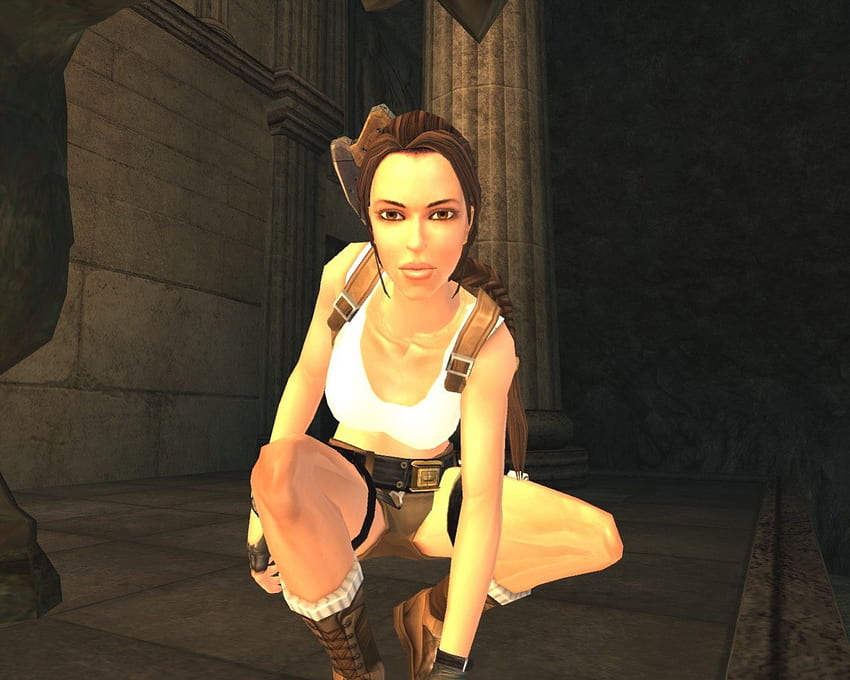 Tomb Raider Anniversary White Top , годишнина от Tomb Raider, игри, Лара Крофт HD тапет