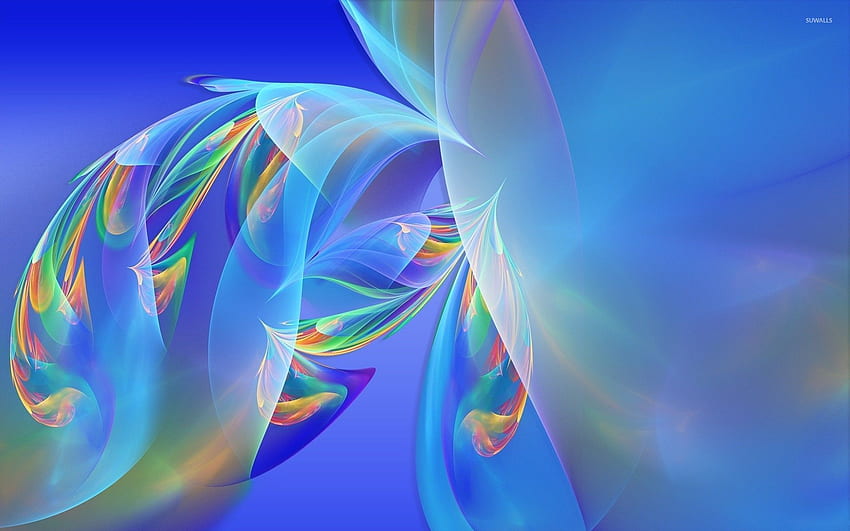 Flowing colorful feathers - Abstract HD wallpaper | Pxfuel