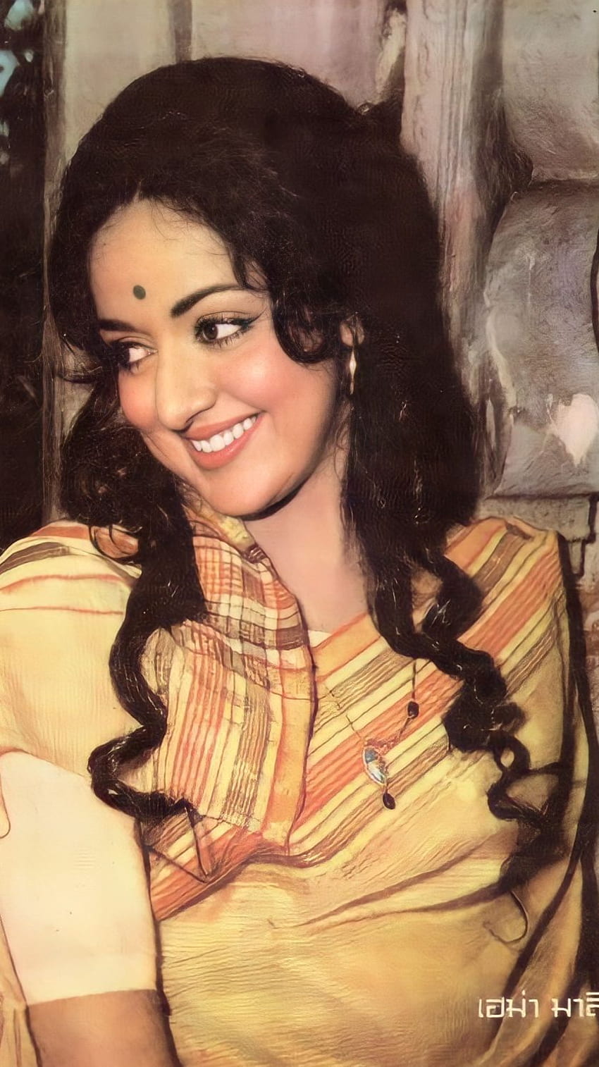 Hema Malini, bollywood actress, vintage HD phone wallpaper